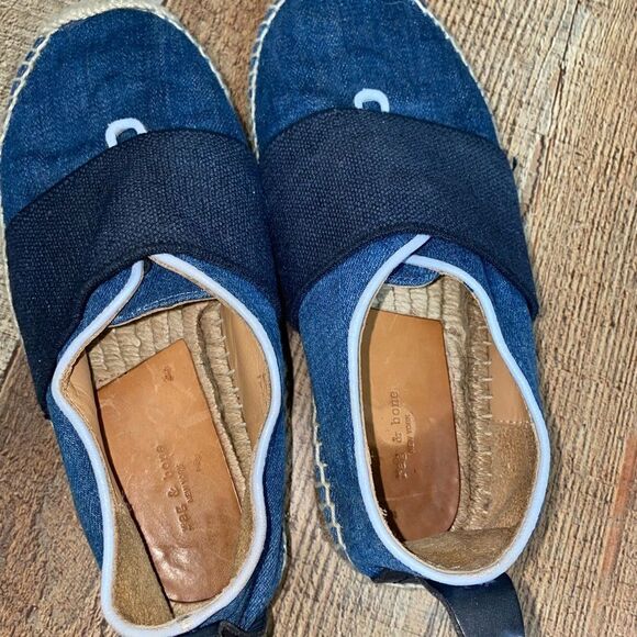 Rag & Bone Nina Denim Slip-On Espadrille - Picture 8 of 12